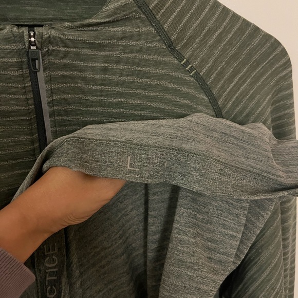 Lululemon Mens Metal Vent Tech 1/2 Zip 2.0 Wave Fade Rosemary Green/Spruce L - Picture 15 of 15